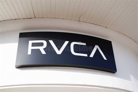 Rvca Logo Brand and Text Sign Front of Store Fashion Clothes Shop Editorial Image - Image of ...