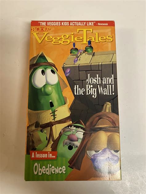 Veggietales Josh And The Big Wall Vhs