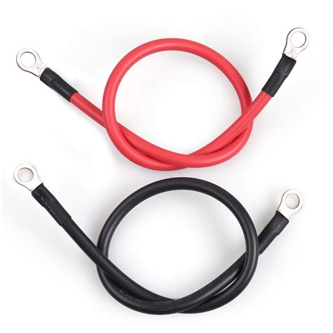 6AWG Battery Cables with Terminals - Power Inverter Cables for ...