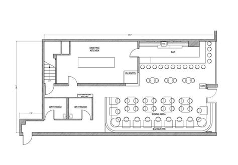 Grill And Bar Floor Plans Service Slyfelinos. Simple. Grill And Bar ...