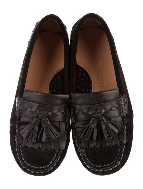 Vivetta Boys' Suede Leather-Trimmed Loafers - Boys - WVTTA20165 | The ...