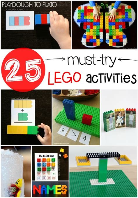 25 Must-Try LEGO Activities - Playdough To Plato