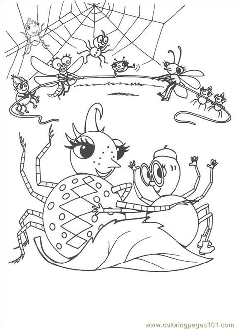 Coloring Pages Miss Spider 24 (Cartoons > Miss Spider) - free printable coloring page online