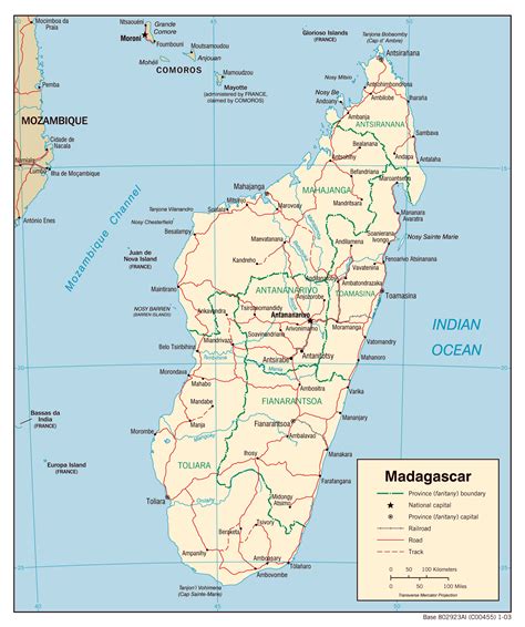 Political Map Of Madagascar – Map Vector