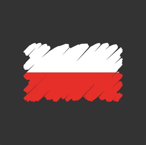 Poland flag vector 4943442 Vector Art at Vecteezy