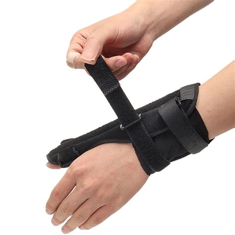 Adjustable Elastic Thumb Wrist Spica Splint Support Fracture Sprain Arthritis Injury Brace ...