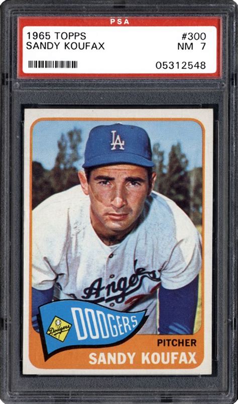 Auction Prices Realized Baseball Cards 1965 Topps Sandy Koufax