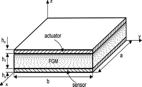 Schematic of sandwich plate. | Download Scientific Diagram