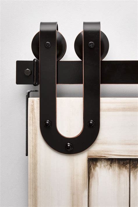 Stallion Horseshoe Barn Door Hardware Kit | Rustica Hardware