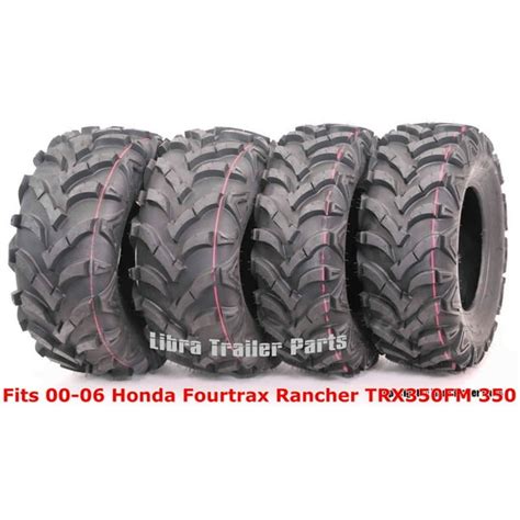 00-06 Honda Fourtrax Rancher TRX350FM 350 4X4 Set 4 ATV tires 24x8-12 & 24x9-11 - Walmart.com ...