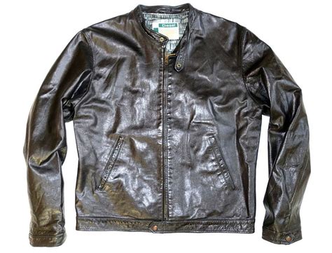 Diesel Jacket (Men's Pre-owned Black Leather Cafe Racer Designer Coat) | Jackets, Diesel jacket ...