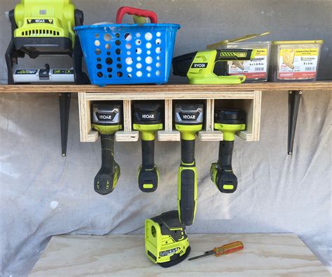 4 Tool Battery Powered Tool Storage UNDER SHELF unit – Harford Durable Products