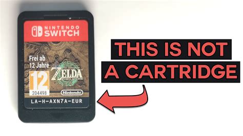 Nintendo Switch Cartridges Are Not Cartridges - YouTube