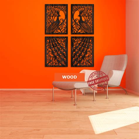 Wall Art Wood Panel 2 Panel Wall Art Wood Wall Decor Set - Etsy