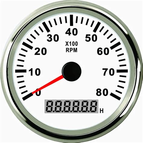 HIgh Quality 85mm Tachometer RPM Gauge 0 8000RPM with Backlight-in Tachometers from Automobiles ...