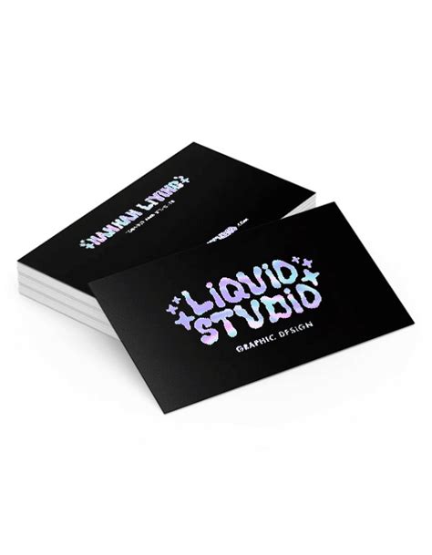 Custom Business Cards with Foil - Aura Print