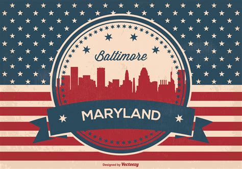 Maryland Flag Vector at GetDrawings | Free download