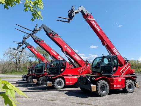 Empire Crane, a top Magni Rotating Telehandler distributor adds 15 new models to Fleet ...