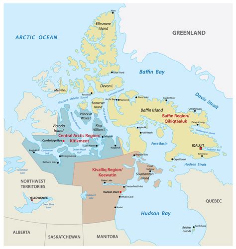 Nunavut Maps & Facts - World Atlas - cocogarage.jp