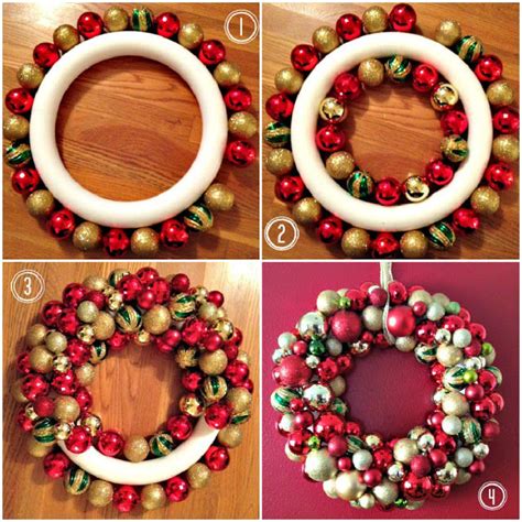 Easy DIY Ornament Wreath For Christmas Pictures, Photos, and Images for Facebook, Tumblr ...