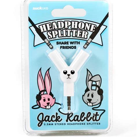 Suck UK Jack Rabbit Headphone Splitter – NoveltyStreet