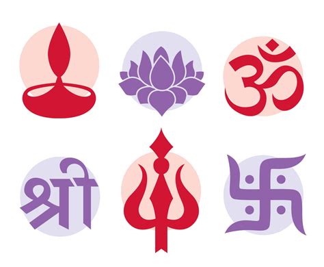 Hindu Symbols Art