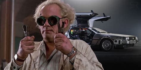 Back To The Future: Why Doc Brown Used A DeLorean As His Time Machine