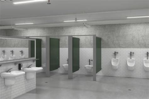 Commercial Restroom Layout - Commercial Restroom Design Guide One Point Partitions - Choose from ...