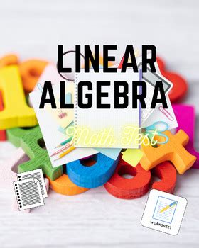 Determinant 2x2 Matrix Math test | Linear Algebra | Printable | | TPT