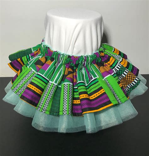 Girl Tutu/ African Print Tutu Skirt / Girl Ankara Tutu Skirt | Etsy