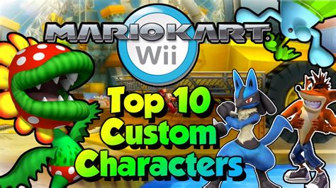 Top 10 Mario Kart Wii Custom Characters - YouTube