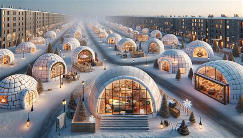 Igloo homes by FutureRender on DeviantArt