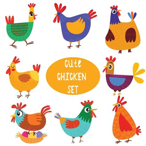 Chicken Vector Art Stock Images | Depositphotos