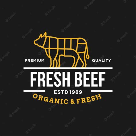 Premium Vector | Beef vector logo illustration