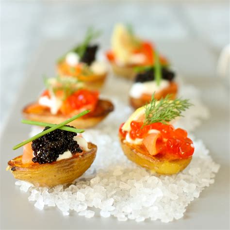 caviar and smoked salmon appetizers | daisy's world