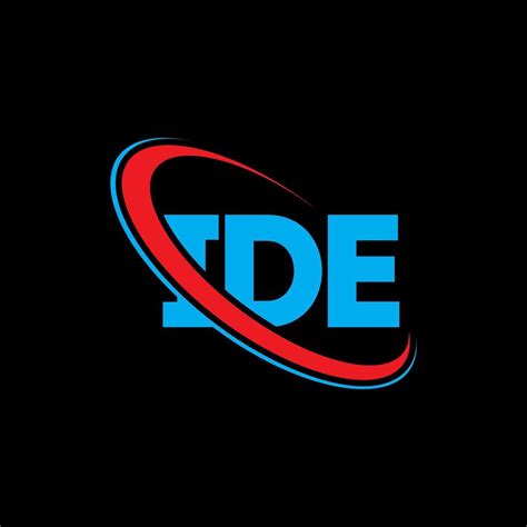 IDE logo. IDE letter. IDE letter logo design. Initials IDE logo linked ...