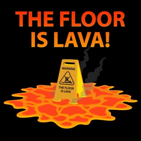 The Floor Is Lava Challenge Cards Printable