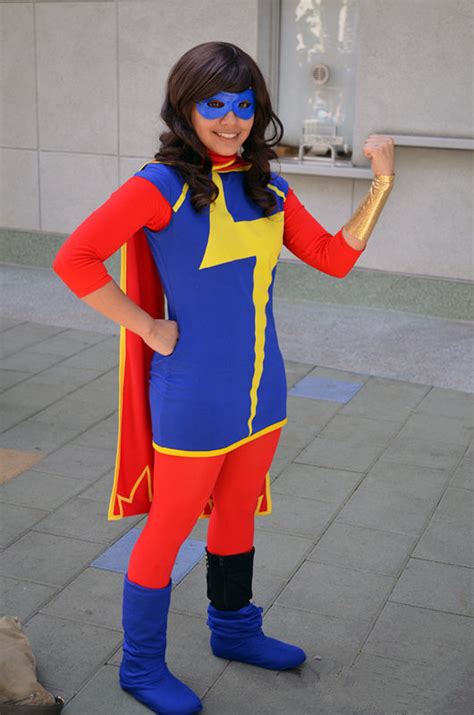 Custom-made Ms Marvel Costume, Ms Marvel Cosplay Halloween Costume wit – Coserz