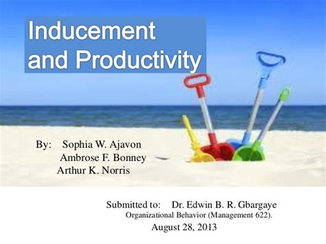 Inducement and Productivity