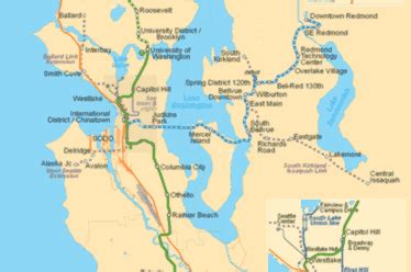 Seattle & Tacoma - city map | Country profile | Railway Gazette ...