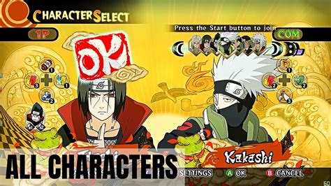 Naruto: Ultimate Ninja Storm 1 - All Characters Showcase (FULL Roster) - YouTube