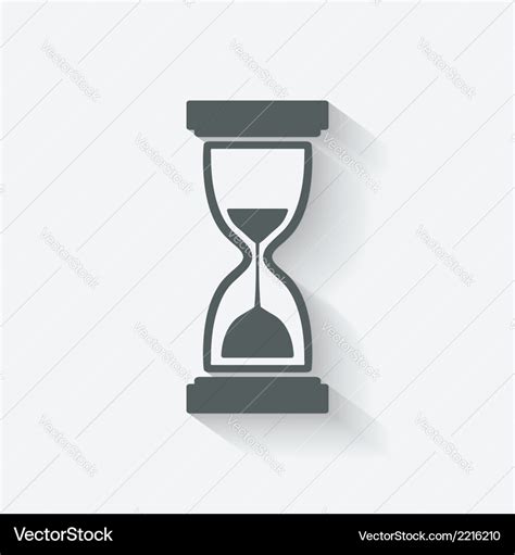 Hourglass symbol Royalty Free Vector Image - VectorStock