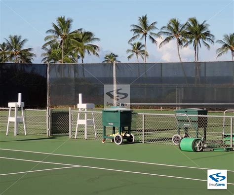 Tennis Court Privacy Screen - PRO Closed Mesh Poly