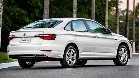 Download Car White Car Sedan Compact Car Vehicle Volkswagen Jetta R-Line HD Wallpaper