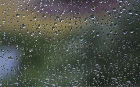 Water droplets on glass. stock image. Image of abstract - 158828109