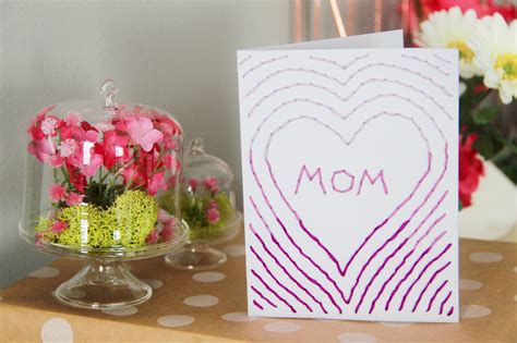 DIY Embroidered Mother's Day Cards - Karen Kavett