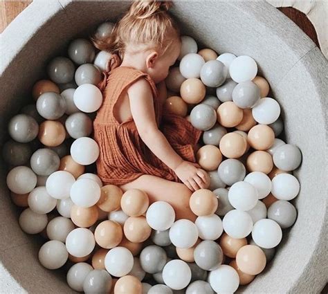 Ball-pit Round 200 Balls Included Baby Foam Round Ball Pit | Etsy