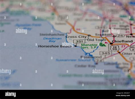 Horseshoe beach florida map hi-res stock photography and images - Alamy