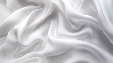 Abstract Flow Elegant Flowing Texture White Cloth Background With ...