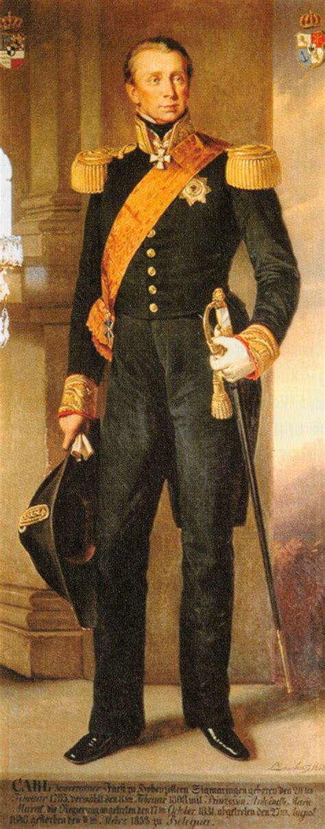 Fürst Karl von Hohenzollern-Sigmaringen (1785 - 1853, Reg. 1831 - 1848)